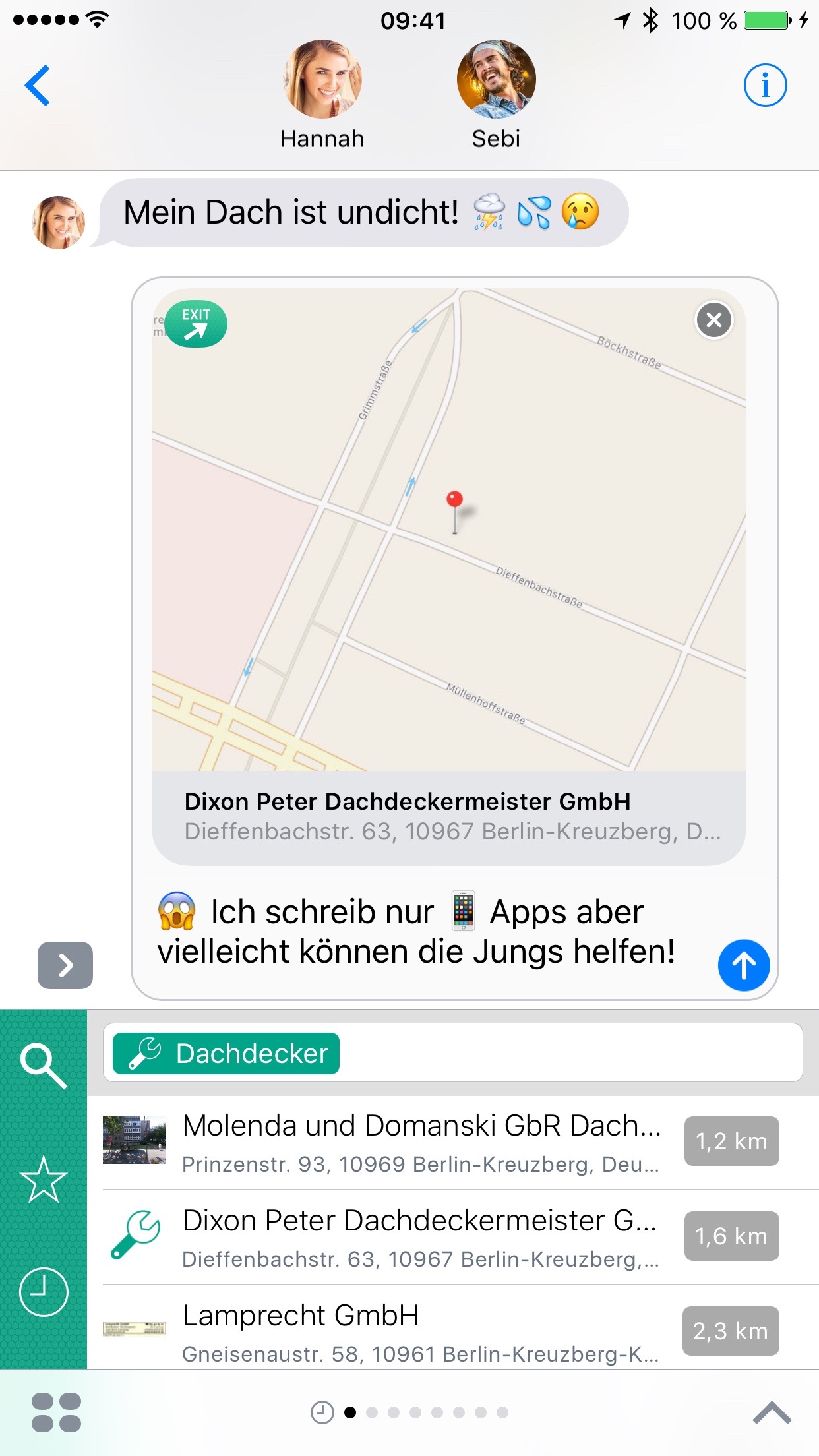 Wohin? iMessage App 3